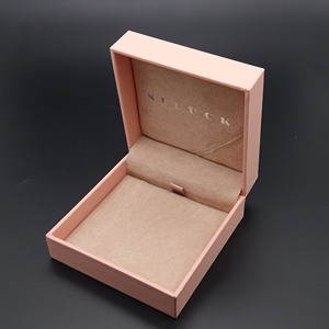 Caja de joyería de lujo Embalaje de joyería de terciopelo personalizado Embalaje Brazalete Pendiente Pulsera Collar Anillo Caja - Product Image 4