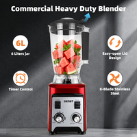Blender professionnel de 6 L, blender commercial haute performance, licuadoras industriales, extracteur de jus, blender alimentaire, blender haute vitesse, machine à blender professionnelle