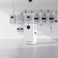 Sistem Energi Rumah 5kwh 10kwh 15kwh Baterai Penyimpanan Surya Lithium 10kw 51.2v 200ah Paket Baterai Lifepo4 48v