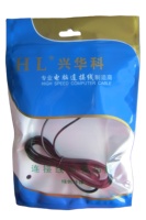 Sacs d'emballage pour câbles d'ordinateur écologiques verts, pochettes en plastique à fermeture éclair personnalisées pour accessoires électroniques et câbles