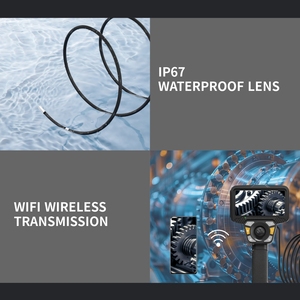 Boroscopio de Video HD Estable con Manos Libres, Cámara Industrial Flexible de 6 mm de Diámetro para Reparación de Vehículos Eléctricos, Inspección de Fundición RVI - Product Image 2