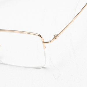 Titanium Full Rim Rectangle <b>Eyeglasses</b> <b>Frames</b> Lightweight Vision Correction for Adults Unisex Solid Color - Product Image 2