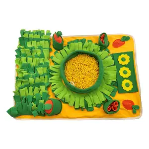 Niedriger Preis Interaktiver Hund Haustier futter Puzzle Schnupftabak matte Alle Größen Hund Haustier Training Treat Pad Haustier Nase Arbeit Schnupftabak Slow Food Mat