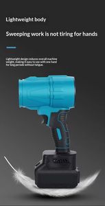 New High Power Cordless Dust Removal Snow Removal <b>Blower</b> Electric Handheld Leaf <b>Blower</b> Wireless Turbine Fan for Cleaning - Product Image 5