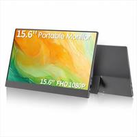 Monitor Portátil Ultrafino de 15.6 Pulgadas Full HD 1080p IPS con Altavoz Integrado, USB-C Plug-and-Play para Segunda Pantalla para Portátiles