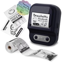 Kabelloser Tragbarer BT 20-57mm Selbstklebender Etikettendrucker Belegdrucker Tragbarer Mini-Drucker Kabelloser Mobiler Impresora
