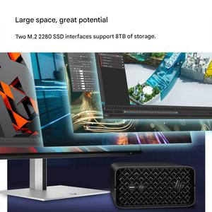 Nouvelle station de travail Z2 Mini G1a pour IA PRO 385, 64 Go de RAM, 1 To SSD, Wi-Fi 7, 2.9L, ordinateur de bureau professionnel ultra-compact, vente en gros, original - Product Image 2