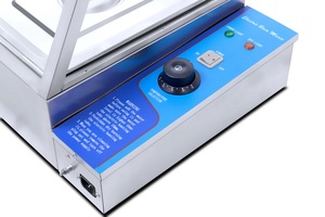 Bain-marie professionnel en acier inoxydable à 4 plateaux, haute performance, facile à utiliser, avec thermostat, pour la restauration - Product Image 3