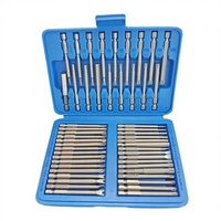 Caja de Almacenamiento para Portapuntas, Herramientas Eléctricas Manuales, Juego de Puntas Magnéticas de Acero al Cromo Vanadio, Estuche Flexible con Batería de Litio