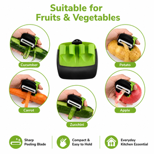 Couteau à éplucher créatif rabot à melon en acier inoxydable rabot multifonctionnel créatif déchiqueteuse de pommes de terre - Product Image 4
