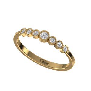 Cute Round Cut Lab Grown <b>Diamond</b> <b>Ring</b> 925 Silver 9kt, 14kt, 18kt Gold <b>Diamond</b> <b>Rings</b> for Women's Engagement <b>Ring</b> - Product Image 3
