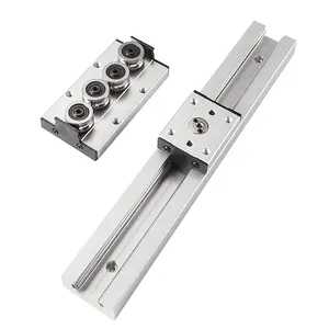 Cylindrical linear guide rail SGR15N precision Lathe Miniature Linear Guide rail with slide (38mm)