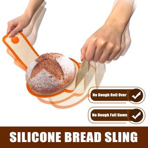 Lisen Reusable <b>Silicone</b> Bread <b>Baking</b> Mat Kit with Bread Sling and Long Handle for Dutch Oven - Product Image 3
