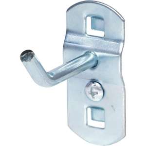 KS เครื่องมือ-860.0807ที่ยึดเครื่องมือตะขอที่มี45 ° งอมีแผ่น4042146194287เจาะรูและชั้นวางเครื่องมือ - Product Image 1