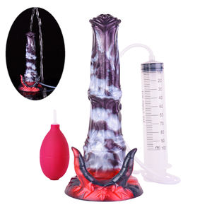 NNSX Dildo éjaculateur avec ventouse, pulvérisation de liquide, dildo éjaculateur en forme de <span class=keywords><strong>cheval</strong></span>, dildo éjaculateur anal, stimulation de la prostate, jouets sexuels pour hommes - Product Image 1