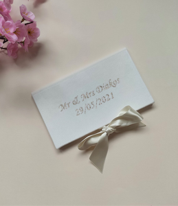 Enveloppe en velours pour cadeau de mariage, enveloppe à argent personnalisée, cadeau d'argent pour la remise des diplômes, enveloppe en tissu, cadeau d'argent pour un <span class=keywords><strong>anniversaire</strong></span> - Product Image 1