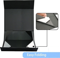 Boîte cadeau magnétique pliable haut de gamme avec couleurs personnalisées pour les cadeaux de mariage et les emballages de fête, boîtes d'emballage pour bougies de luxe