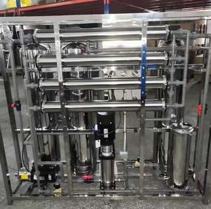 Usine de dessalement d'eau de mer industrielle à commande PLC, système d'osmose inverse 10tph, machine à eau RO - Product Image 4