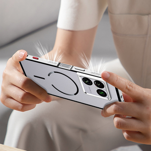 Coque pour Sony Xperia 1 VIII, cadre en alliage d'aluminium magnétique givré, couverture arrière en verre, étui antichoc pour Sony <span class=keywords><strong>Xperia1</strong></span> VIII - Product Image 5
