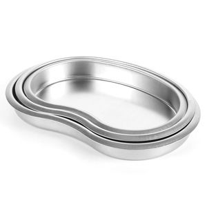 Plateau en acier inoxydable en forme de rein, matériau 304, plateau pour instruments chirurgicaux dentaires, plateau de stérilisation, style simple, couleur unie - Product Image 2