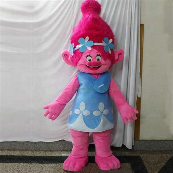 HOT Adult Costume Poppy Vestito Carnevale Poppy Vestito