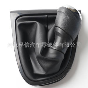 หัวเกียร์รถยนต์สำหรับเรโนลต์ คลีโอ 4 2012-2020 5 6 สปีด ฝาครอบเกียร์หนัง PU ดีไซน์ตามหลักสรีรศาสตร์ - Product Image 4