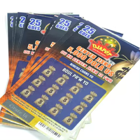 Venta al por Mayor de Boletos de Lotería para Rascar, Proveedor de Impresión de Tarjetas Rasca y Gana, Diseño Gratuito, Tarjetas Rasca y Gana Personalizadas, Juego de Lotería