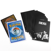 HOLOGRAPHIC DEFENDER Protège-cartes personnalisés mats avec dos artistique, thermoscellables, style tendance, en PP/CPP, 66x91mm, pour la protection des cartes de jeu