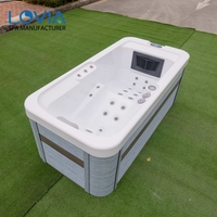 Spa extérieur moderne pour une personne, baignoire à remous de haute qualité, baignoire de massage intérieure pour hôtel, baignoire à remous pour jardin