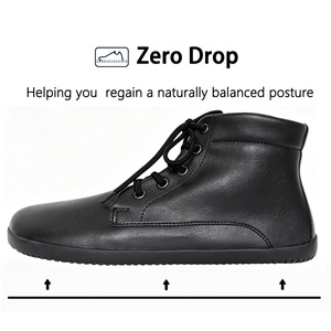Stivali Chukka OEM Personalizzati da <span class=keywords><strong>Uomo</strong></span>, Modello Barefoot, Senza Stringere il Piede, in Pelle Liscia, Stile Business Casual - Product Image 4