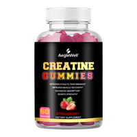 Aeglewell OEM Private Label Pré-entraînement Créatine HCL Gummies Créatine Hydratée HCL Gummy pour la Croissance Musculaire
