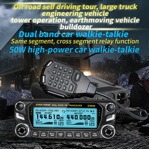<span class=keywords><strong>Radio</strong></span> Mobile ZASTONE D9000 Double Bande pour Voiture, Émetteur-Récepteur 50W, Panneau Amovible, Bande de Fréquences Aériennes, Récepteur AM - Product Image 3