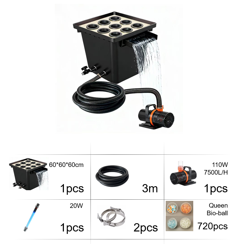 7500L/H, 720 pz regina Bio-palla