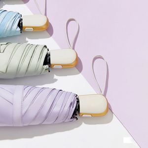 Sombrilla Ligera de 340 g con Protección UPF50 Plus, Tela Pongee de Alta Densidad 210T, Apertura y Cierre Automáticos, Plegable en 4 Secciones, Compacta, para Mujer, Ideal para Viajes - Product Image 2