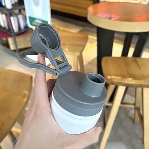 500ml Large Capacity Double Wall Stainless Steel Insulated Vacuum Flask Sports Portable Water <b>Bottle</b> - Product Image 3