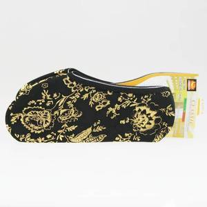 <b>Women's</b> Non-Slip Winter <b>Warm</b> Ankle Floor <b>Socks</b> with Floral Pattern gold Low Waist Wool Dropshipping/Custom Made/Wholesale - Product Image 6