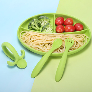 Alimentación del bebé Mat placa de goma de los niños de silicona lugar de succión de Assiette es de silicona placa Bebe Platos - Product Image 2