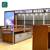 Aménagement Intérieur Moderne pour Magasin d'Électronique Comptoir de Présentation au Détail pour Téléphones Portables Mobilier d'Affichage pour Boutique de Téléphonie