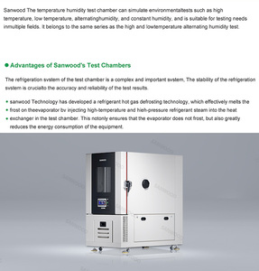 Programmierbare Temperatur- und Feuchtigkeits-Prüfkammer Umweltklimakammer für Elektronik- und Batterie-Zuverlässigkeitsprüfungen - Product Image 6