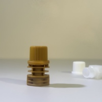 Bouchon à vis en plastique PE de 10mm de qualité alimentaire avec couvercles à bec rabattable jante sûre pour les produits de gelée pour enfants emballage avec pochette flexible