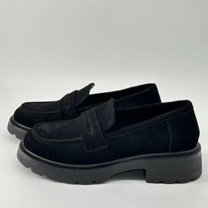 Mocassini primavera estivi da <span class=keywords><strong>donna</strong></span> con testa rotonda a bocca bassa in camoscio comode solette da lavoro Casual per studenti scarpe-all'ingrosso - Product Image 3