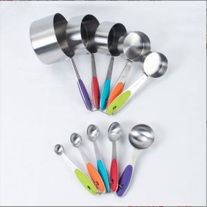 รับผลิตส่ง ชุดอุปกรณ์ครัวสแตนเลสคุณภาพสูง แก้วและช้อนตวง - Product Image 1