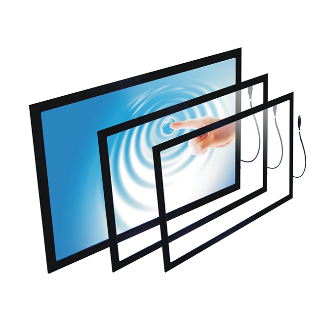 15 15.6 17 18.5 19 21.5 22 23.6 24 Inch Ir Infrared Multi Touch Screen Overlay Frame USB Power With Glass