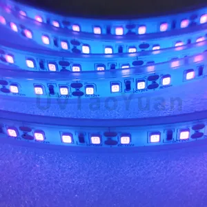 SMD3528 Led DC12V 24V 120Leds Waterdicht Uv 395nm Paars Led Strip