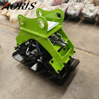 Compacteur vibrant hydraulique haute fréquence AORIS ARS02 en acier Q355 pour mini-pelle de 2-3 tonnes