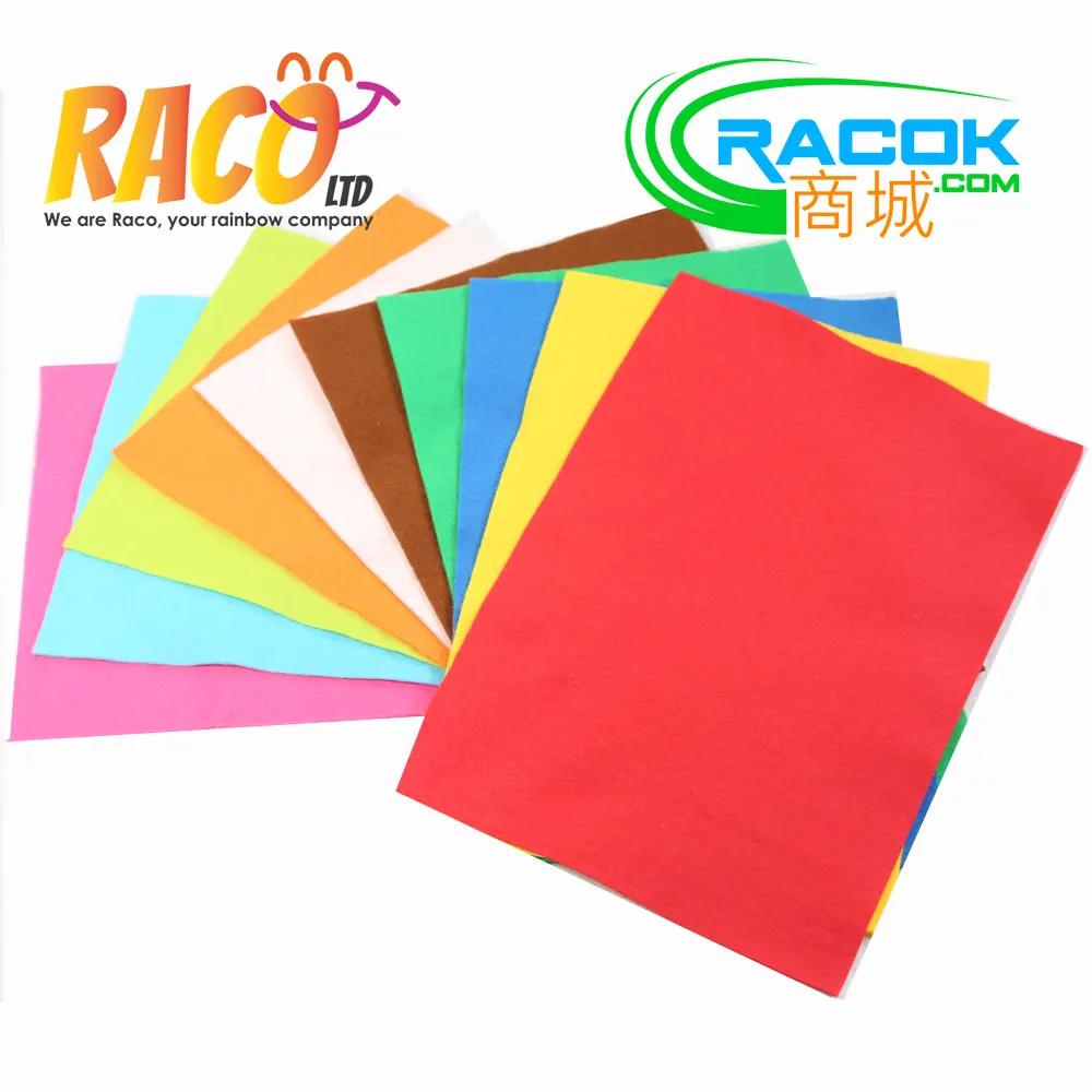 Caseta de Hunan Raco china de color de la tela de fieltro de poliéster de tela no tejida