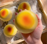 Jouet sensoriel anti-stress en mousse PU, simulation de pain, fromage et gâteau, pour Halloween et Noël, vente en gros