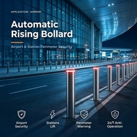 Jual Langsung Pabrik Tiang Pembatas Otomatis SSTC Brand Rising Bollards Indoor Outdoor, Kontrol Jarak Jauh, Tahan Air, untuk Lalu Lintas