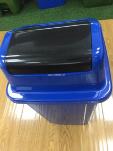 Offre Spéciale Cuisine Produits Sanitaires Couvercle 60 Litres Poubelle Jaune de Déchets Médicaux En Plastique Poubelle - Product Image 3