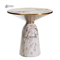 Nouvelle table basse en métal simple et élégante pour salon, design moderne minimaliste